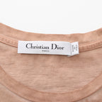 Dior T-shirt Cotton Linen Light brown