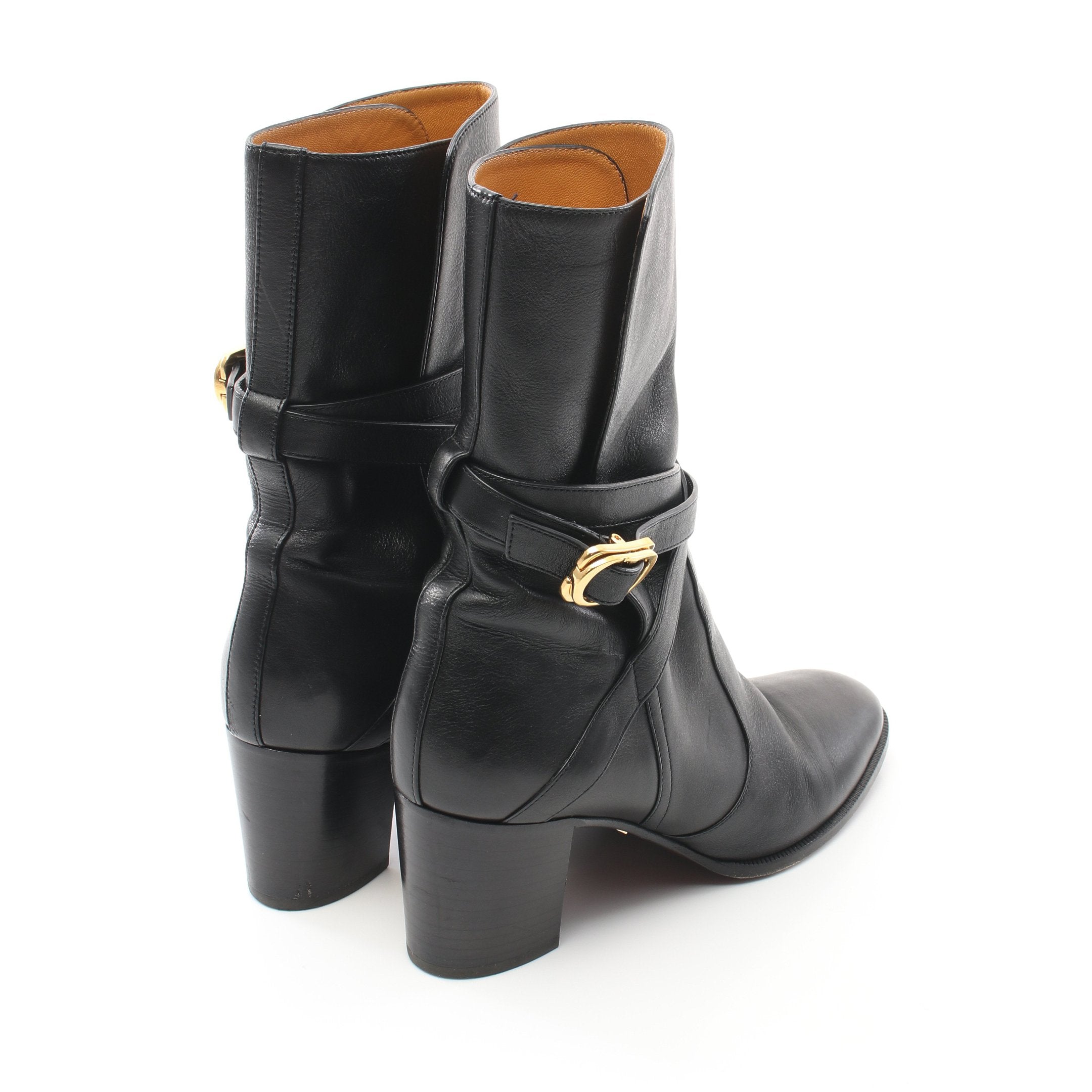 Dior Short Boots Leather Black