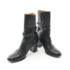 Dior Short Boots Leather Black