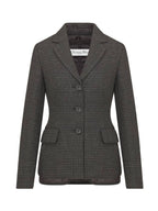 2-In-1 Houndstooth Mohair Wool Jacket Grey Dior