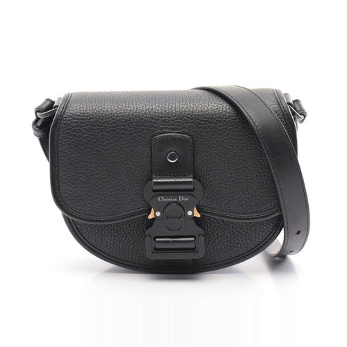 Dior Gallop Bag Mini Shoulder bag Leather Black