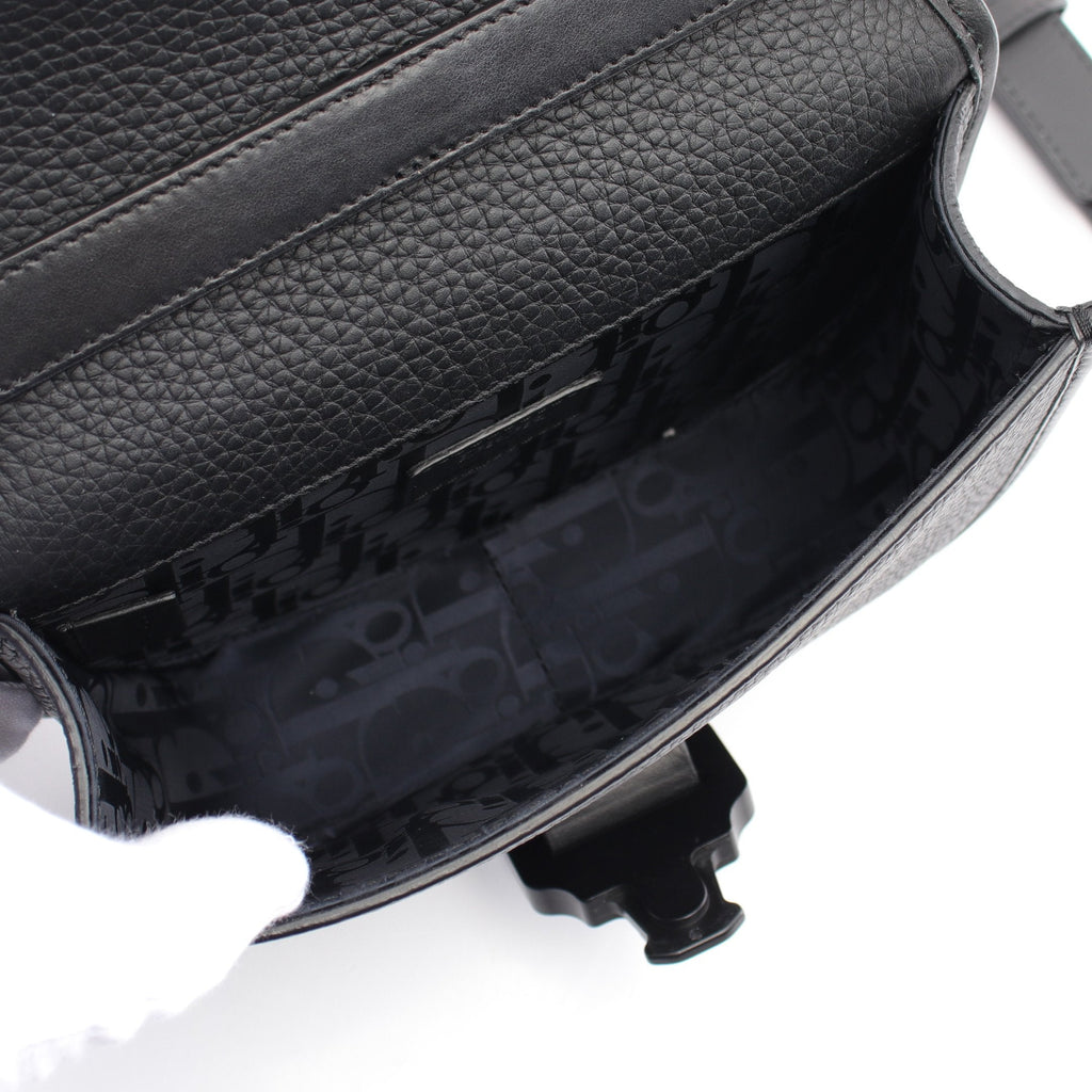 Dior Gallop Bag Mini Shoulder bag Leather Black