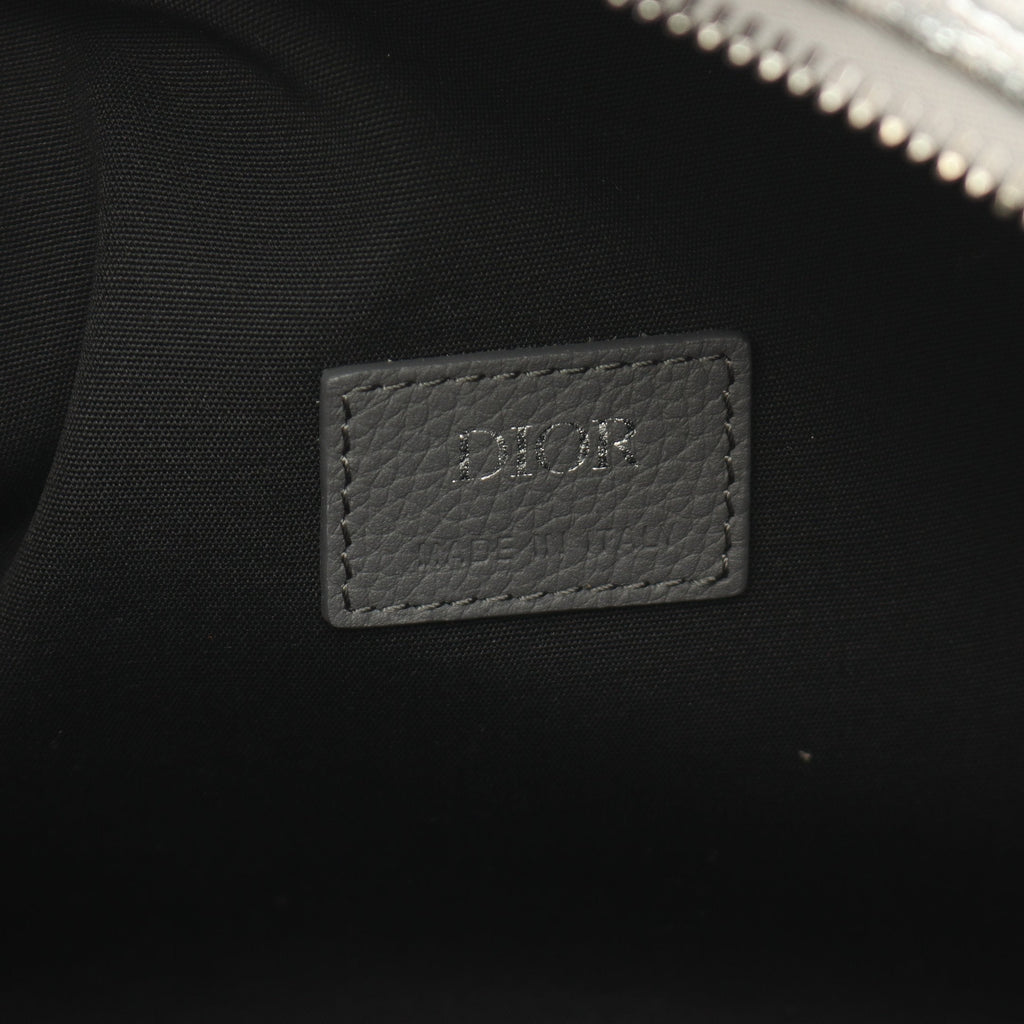 Dior LINGOT26 Rango Handbag Canvas Leather Gray 2WAY