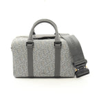 Dior LINGOT26 Rango Handbag Canvas Leather Gray 2WAY