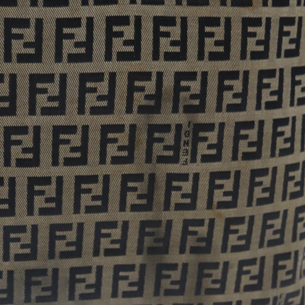 FENDI Zucchino Canvas Tote Bag Navy94430