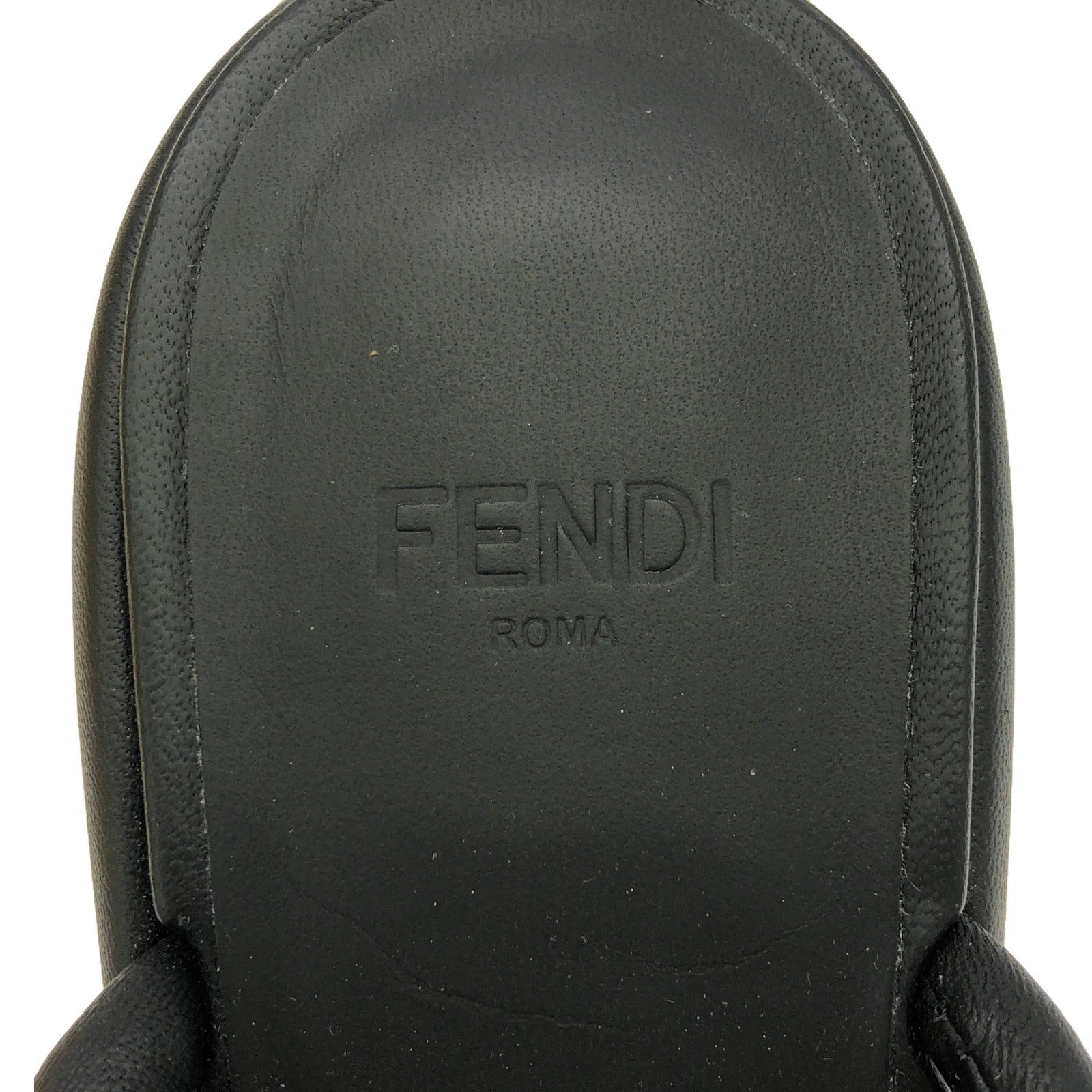 FENDI Sandals Sandals Leather Black