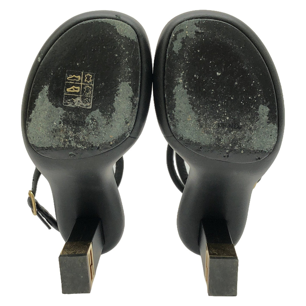 FENDI Sandals Sandals Leather Black