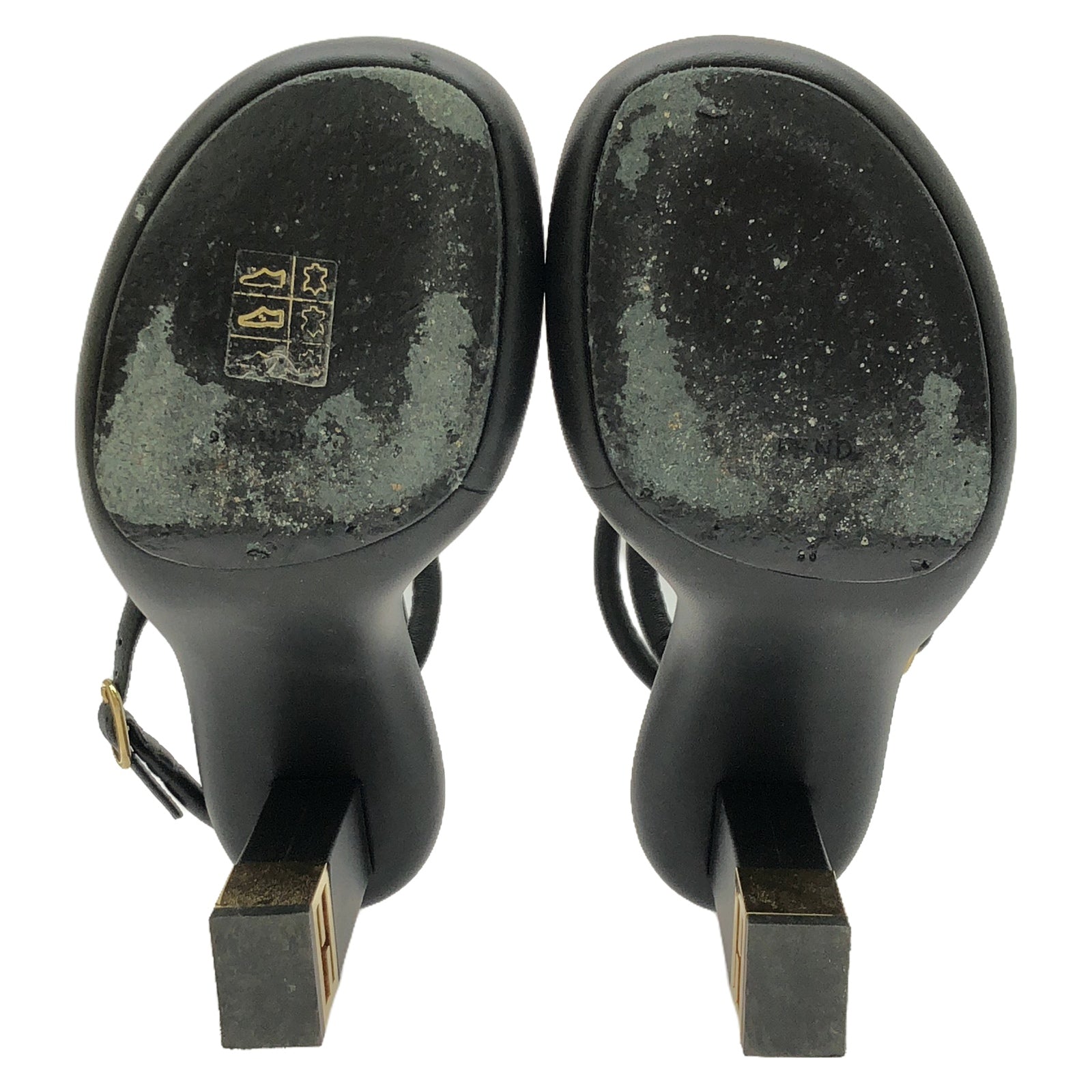 FENDI Sandals Sandals Leather Black
