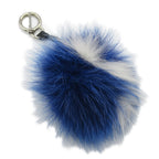 FENDI Bag charm Charm Others Fur/Plating Blue White