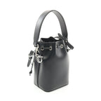 FENDI Mini Montresor Handbag Leather Black 2WAY