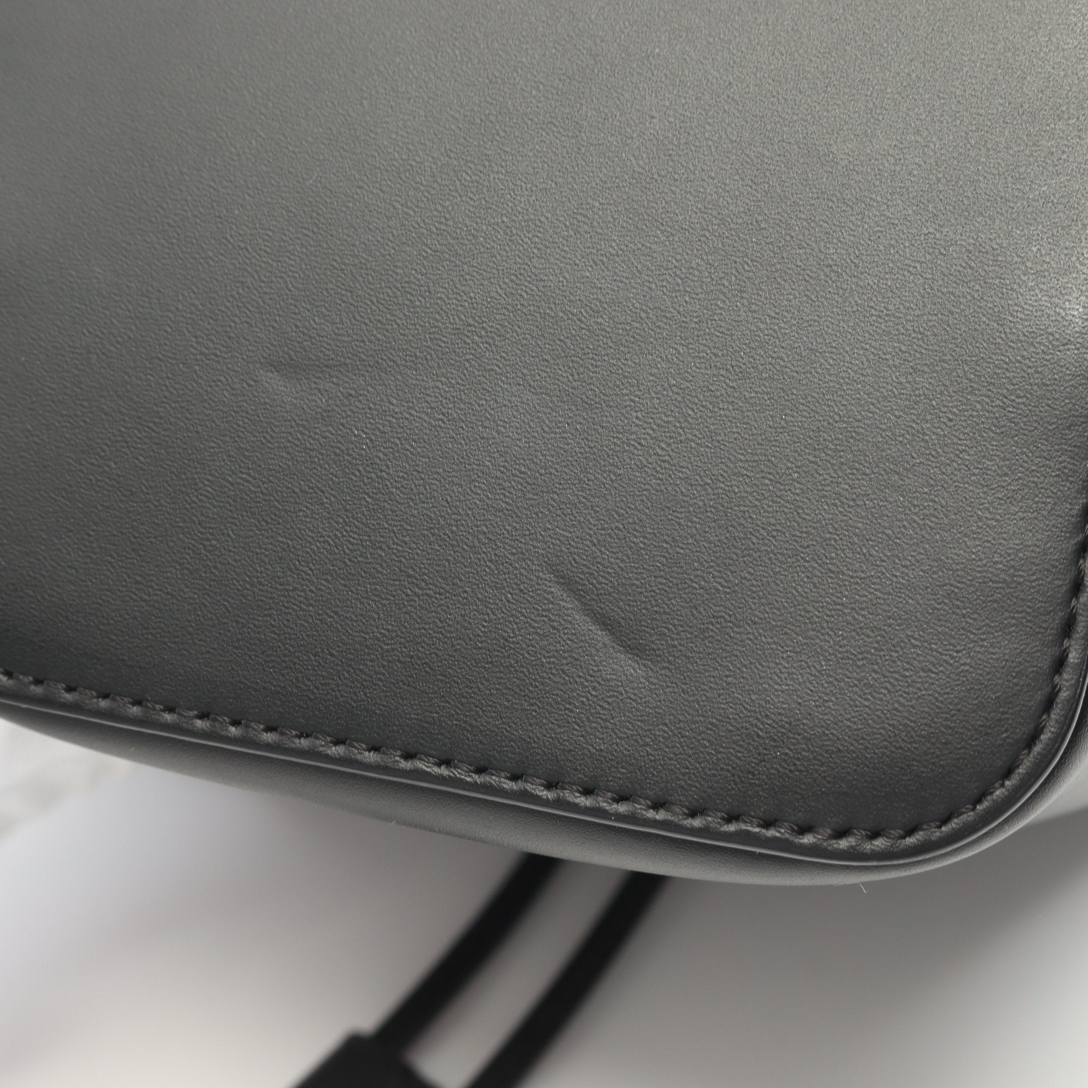 FENDI Mini Montresor Handbag Leather Black 2WAY