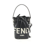 FENDI Mini Montresor Handbag Leather Black 2WAY