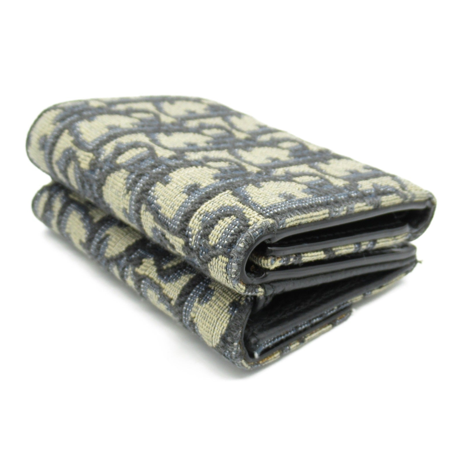 Dior Oblique Tri-fold wallet Trifold wallet Others Jacquard Navy
