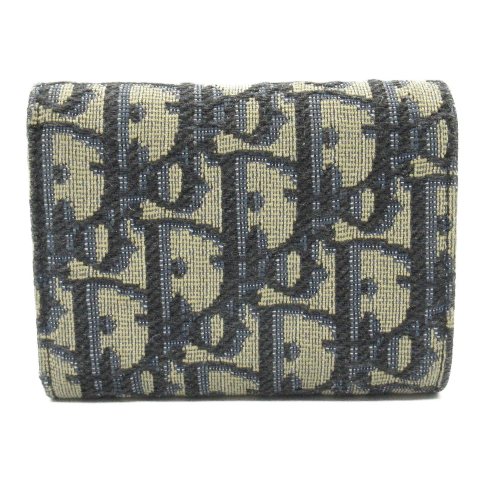 Dior Oblique Tri-fold wallet Trifold wallet Others Jacquard Navy