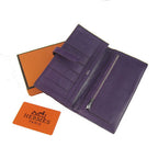 Hermes Wallet H008 Ladies Wallet Purple