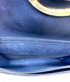 FENDI Wallet on Chain Black Leather Solid Handbag