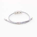Dior Dior logo Bracelet Fabric Silver Gray