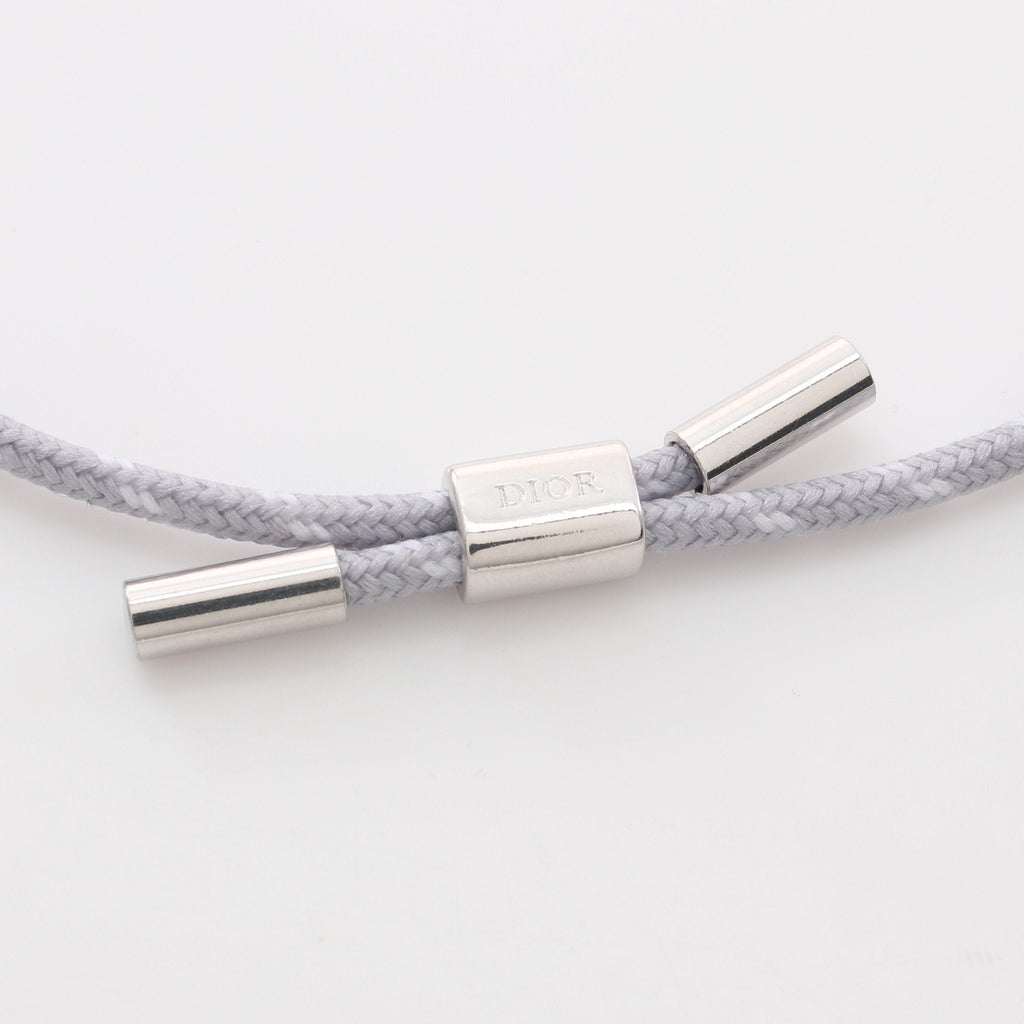 Dior Dior logo Bracelet Fabric Silver Gray