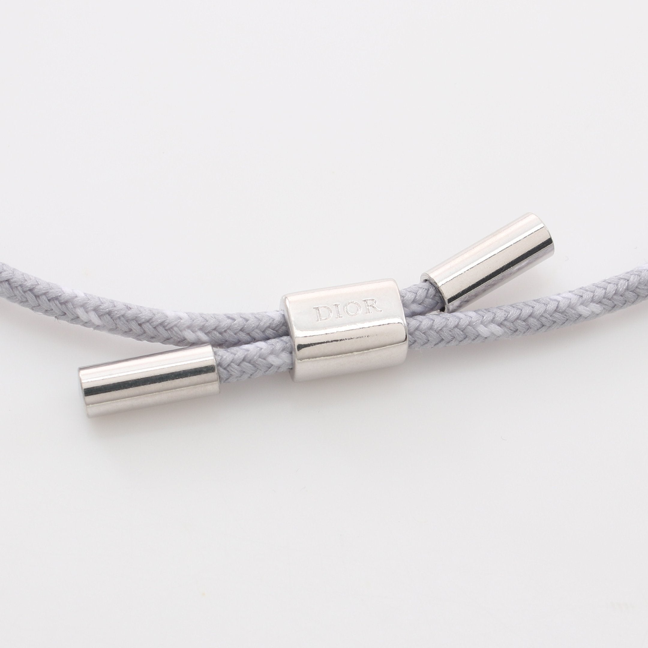 Dior Dior logo Bracelet Fabric Silver Gray