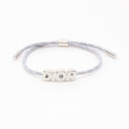 Dior Dior logo Bracelet Fabric Silver Gray
