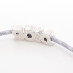 Dior Dior logo Bracelet Fabric Silver Gray