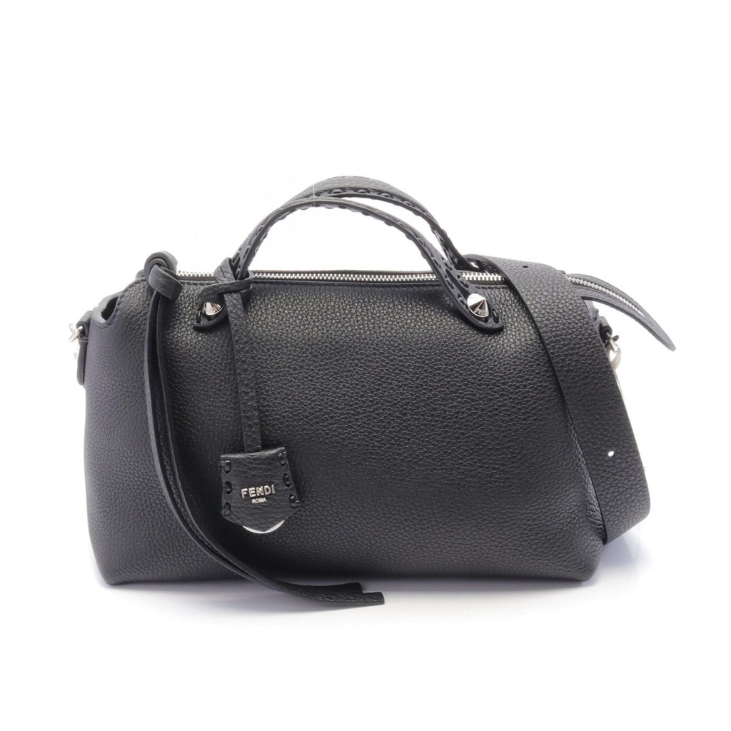 FENDI BY THE WAY By the way Selleria Medium Handbag Leather Black