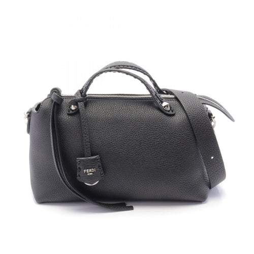 FENDI BY THE WAY By the way Selleria Medium Handbag Leather Black