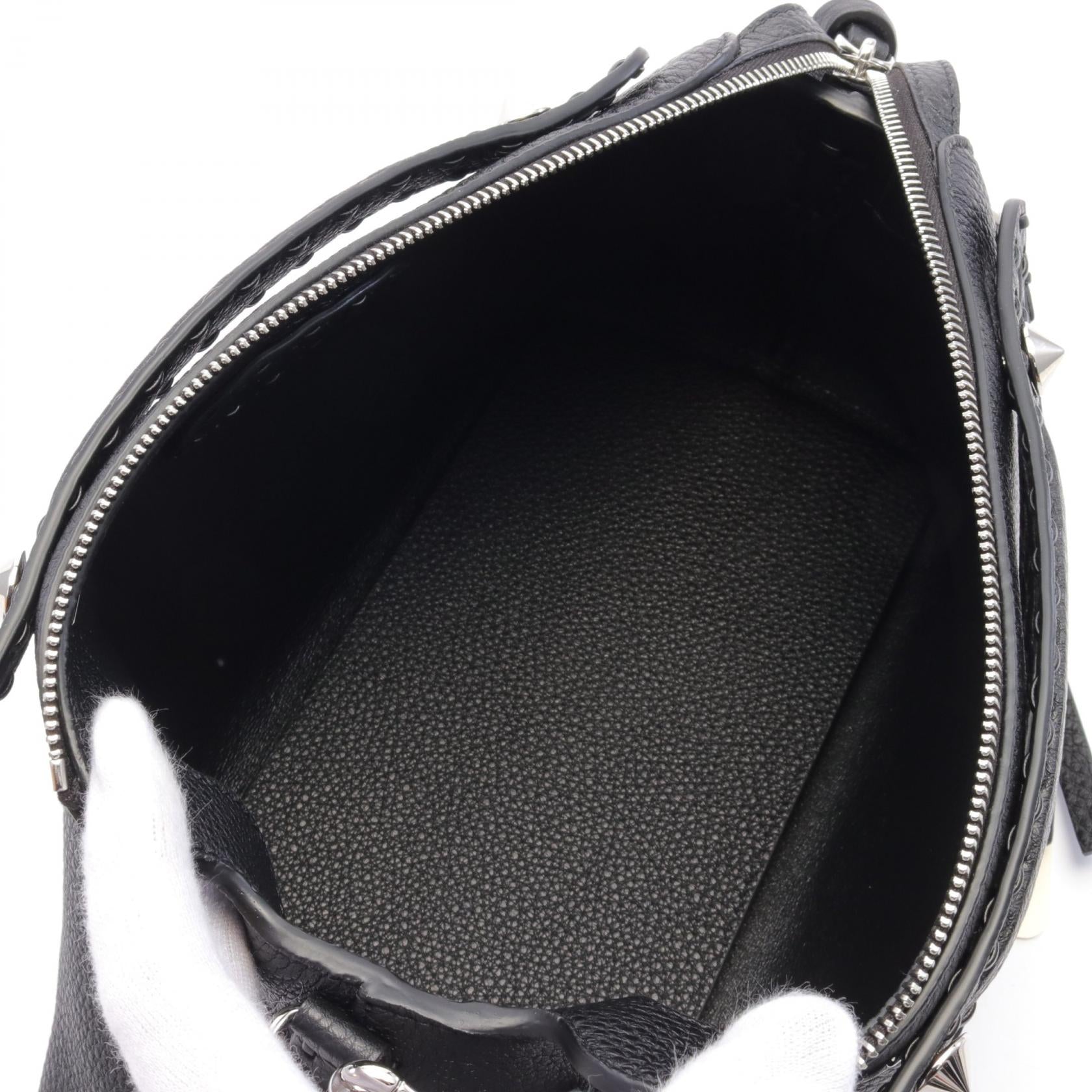 FENDI BY THE WAY By the way Selleria Medium Handbag Leather Black