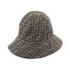 FENDI Zucca pattern Bucket hat Hat Canvas Brown