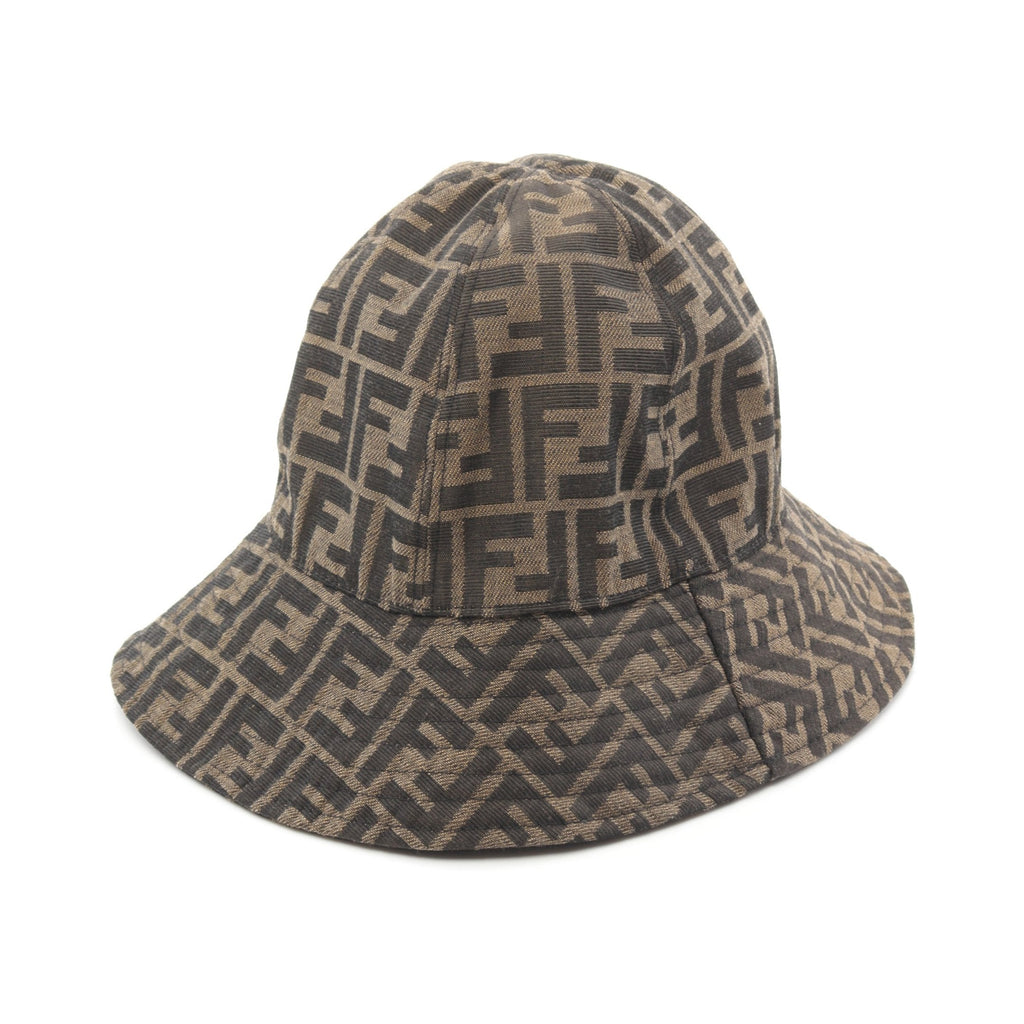 FENDI Zucca pattern Bucket hat Hat Canvas Brown