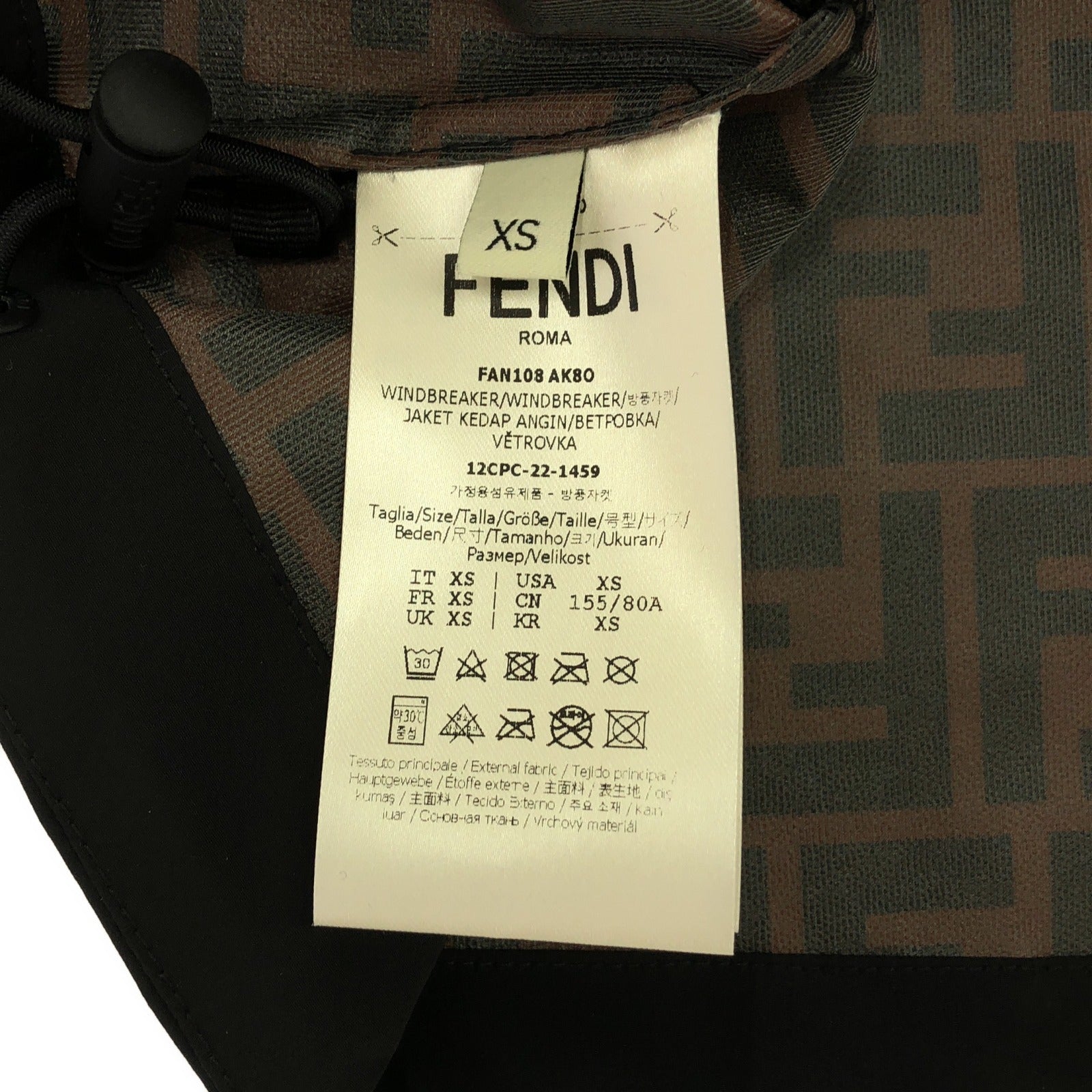 FENDI Tops T-shirt Nylon Black