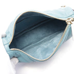 Dior Canage Chain shoulder bag Leather Light blue White Black 2WAY