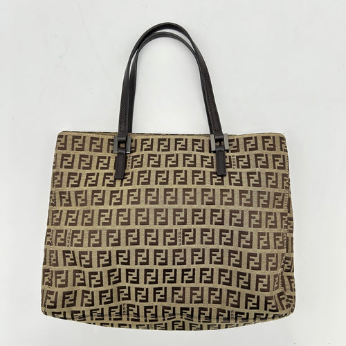Fendi Zucca Square Tote YVEAF015
