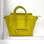 Celine Leather Luggage Nano - Yellow Totes, Handbags LA33405