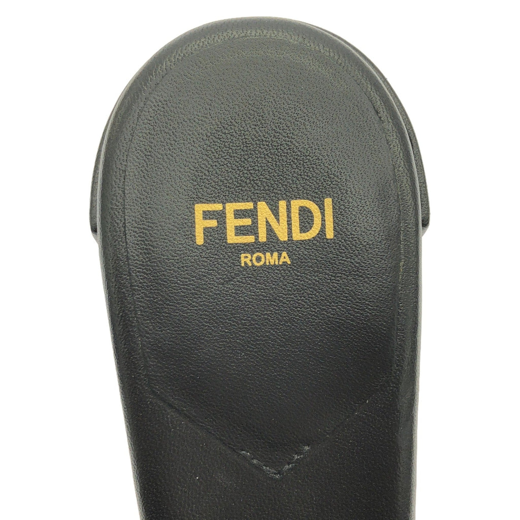 FENDI Mule Mule Sandals Fabric Beige