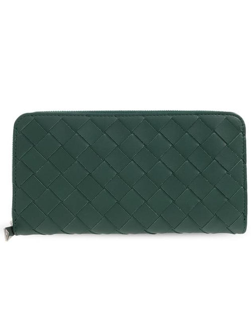 Bottega Veneta Bottega Veneta Leather Wallet, Men's, Green