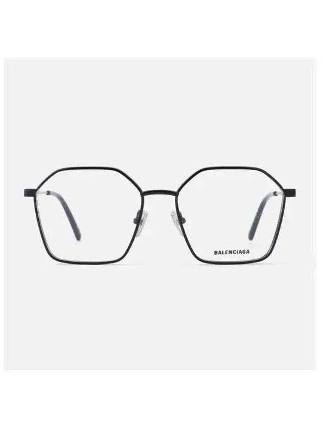 Balenciaga Eyewear Logo Geometric Eyeglasses Black