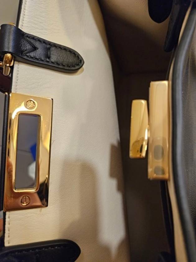 Fendi Peekaboo X Small Tote Bag Black