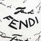 Fendi Silk Handbag Motif Scarf