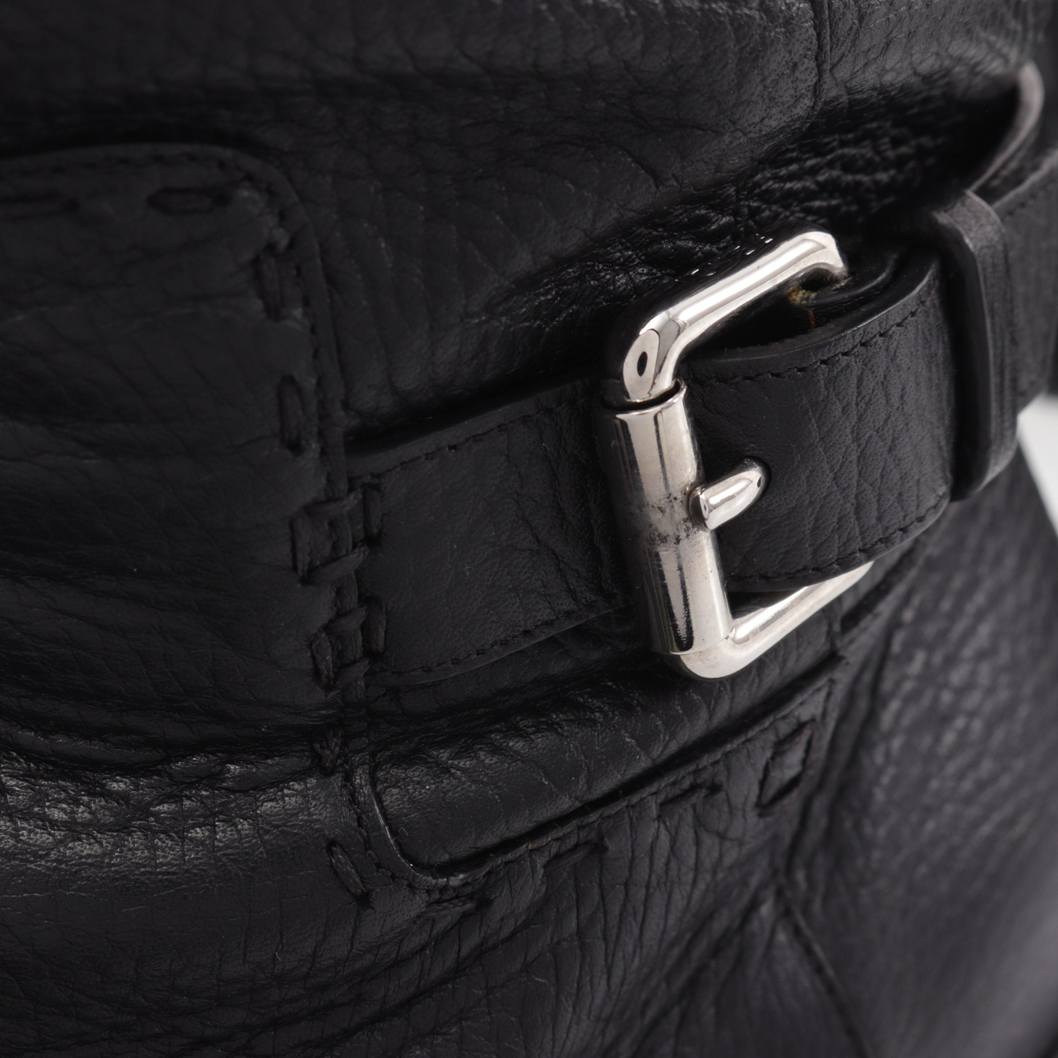 FENDI Long Engineer boot Leather Black