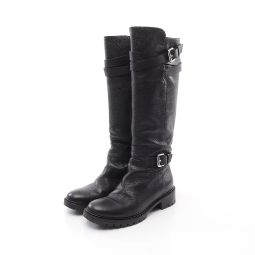 FENDI Long Engineer boot Leather Black