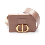 Dior 30 MONTAIGNE Montaigne Shoulder bag Leather Pink beige