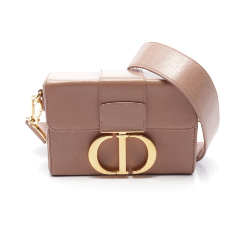 Dior 30 MONTAIGNE Montaigne Shoulder bag Leather Pink beige