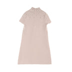 Dior Knit dress Short sleeve Wool Light pink Bijou