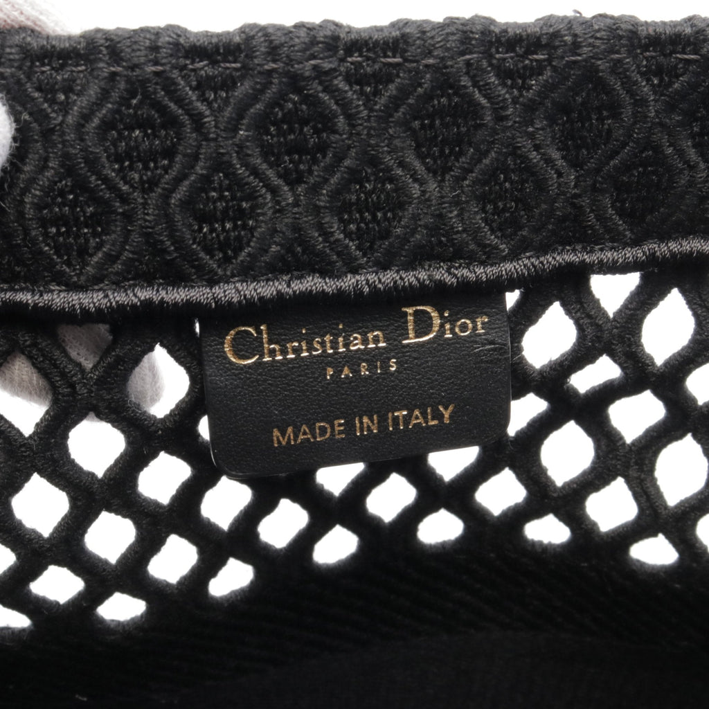 Dior BOOK TOTE Book tote Medium Mesh Handbag Tote bag Canvas Black