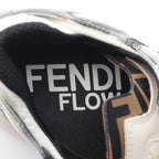 FENDI FLOW Flow Sneakers Fabric Rubber Black White Multicolor