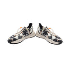 FENDI FLOW Flow Sneakers Fabric Rubber Black White Multicolor