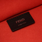 FENDI SUNSHINE MEDIUM Sunshine Medium Handbag Tote bag Leather Red 2WAY