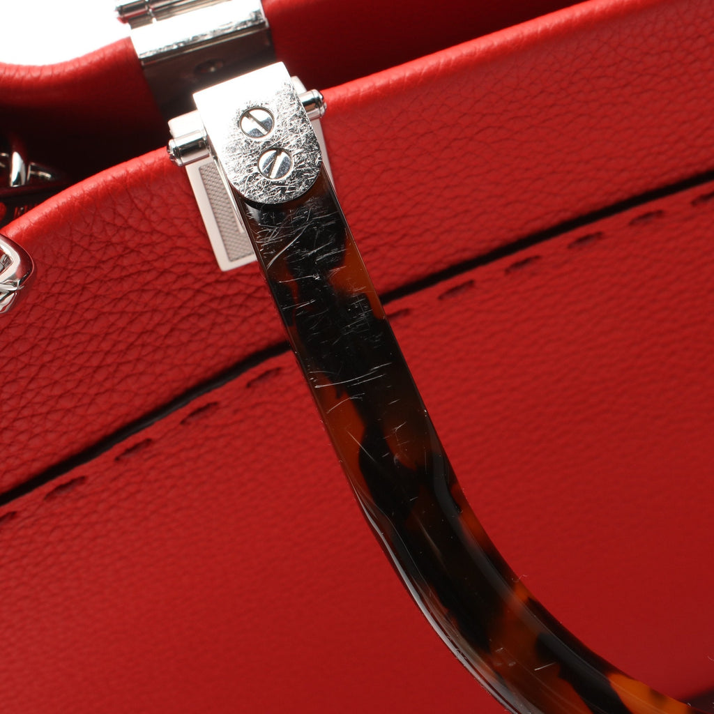 FENDI SUNSHINE MEDIUM Sunshine Medium Handbag Tote bag Leather Red 2WAY