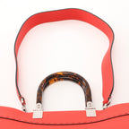FENDI SUNSHINE MEDIUM Sunshine Medium Handbag Tote bag Leather Red 2WAY